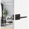 Sure-Loc Hardware Sure-Loc Hardware Basel Square Privacy Lever, Reversible Handing, Vintage Bronze BS102-SQ 11P - alternate 1